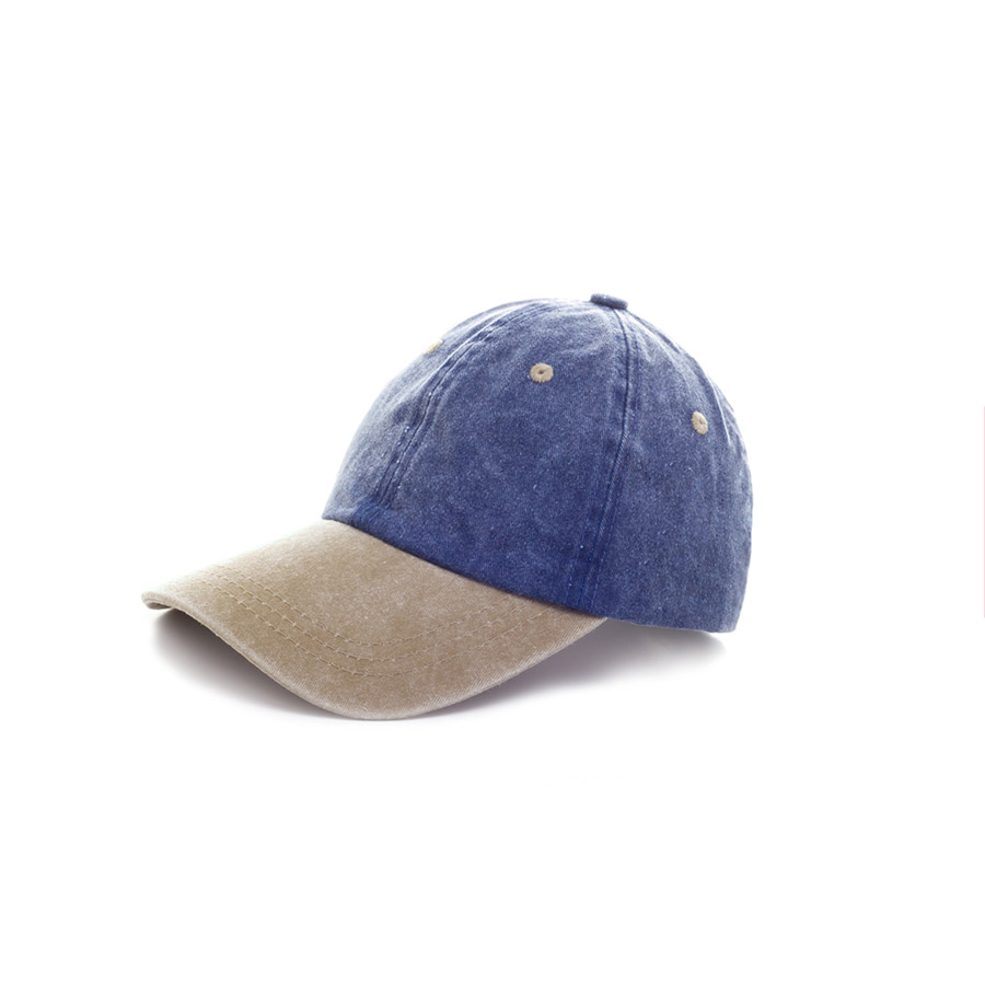 D000301, Gorra DESLAVADA COMBINADA MARINO UN